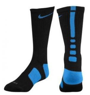 Nike Elite Basketball Crew Sock   Mens Black/Royal Blue Medium Large