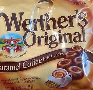 Werthers Original Caramel Coffee Hard Candies Candy 2.65oz Bag