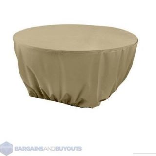 Round Outdoor Table Cover   48 Small 390411 Earthtone