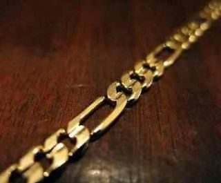 2412mm100g 18K YELLOW GOLD GP SOLID FILL GEP NECKLACE CHAIN LINK