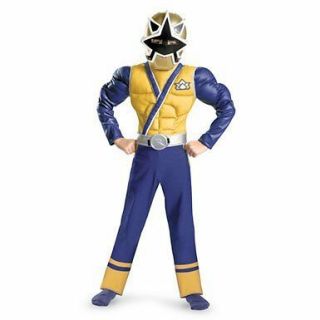 Rangers Samurai Super Samurai Gold Ranger Muscle Costume Size 6 S New