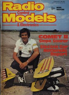 MAGAZINE 1981 COMET II SLOPE SOARER   ELECTRIC CAR NATIONALS REPORT