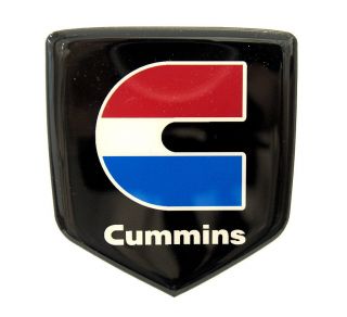 Cummins Emblem DODGE GRILLE 2006   2010 RED/WHITE/BLUE SATIN