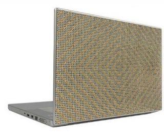Silver on Gold 13.3 Crystal Rhinestone Bling Laptop Sheet Cover Skin