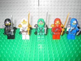 LEGO NINJAGO MINIFIGURES ZX LLOYD, COLE, ZANE, KAI, JAY 9553 9554 9561