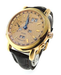 Nardin No. 226 GMT Perpetual Calendar 18k Rose Gold Automatic Watch