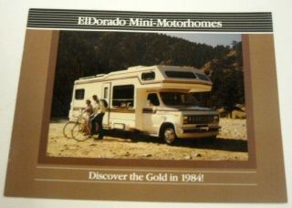 Eldorado 1984 Mini Motor Home Sales Brochure