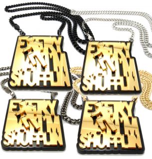 Inspired New EVERYDAY IM SHUFFLIN PENDANT NECKLACE 36 CHAIN Square