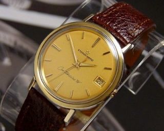  MATIC CENTENAIRE 1960s AUTOMATIC GOLD/STEEL MENS WATCH STUNNING