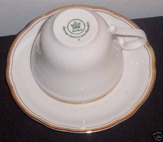 KHL21 (Gold Trim) by Kahla White Gold Cup & Saucer Set