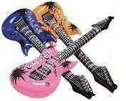 96) INFLATABLE GUITARS ROCK AND ROLL   24 inches NEW