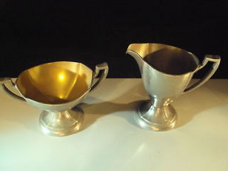 VINTAGE CREAM AND SUGAR BOWL BY MANNING & BOWMAN Co.
