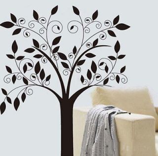 Cute Owl Branch Tree Wall Sticker Decals Decor Wallpaper PVC