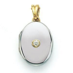 Victor Mayer 18K White Gold Diamond Locket Jewelry