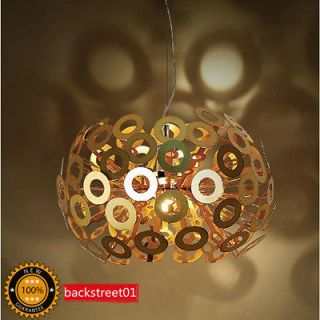 (about 17)   Dandelion Pendant Lamp Suspension Hanging light (Gold