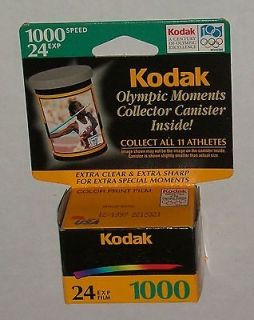 KODAK ROYAL GOLD 1000 FILM OLYMPIC MOMENTS COLLECTOR CANISTER EMPTY