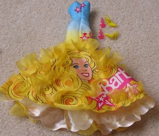 Barbie SuperStar Face Pop Icon Mermaid Style Dress, Earrings & Shoes