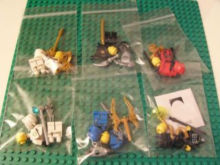 LEGO Ninjago Minifigures NRG Jay, Cole ZX, Kai ZX, Jay ZX, Zane ZX