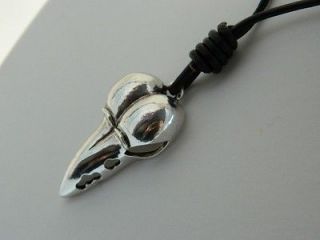 Harry Potter Inspired Bellatrix Lestrange Bird Skull Leather Necklace