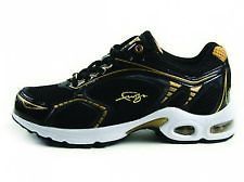 THE COLLECTION JAMISON BLACK AND GOLD WOMENS SIZE 8 WALKING SHOES NEW
