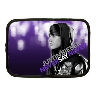 NEW Justin Bieber Never Say Never 10 Netbook Laptop iPad Case Sleeve