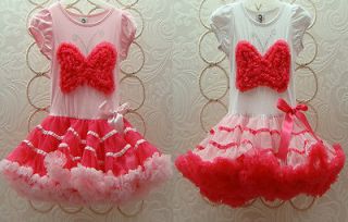 NWT Girls Kids Dress Pettiskirt Party Tutu S2 8Y Baby Clothes Beauty