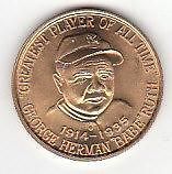 Babe Ruth New York Yankees Sport Coins Inc Greatest Player Medal NRMT