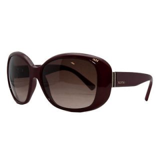 Valentino V 621 SR 606 Rouge Noir Classic Oversized Oval Sunglasses