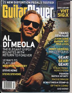 GUITAR PLAYER 7 2008 Al Di Meola Wes Montgomery Steve Howe Steve