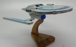 USS Ashton Star Trek Spaceship Wood Model Free Ship NEW
