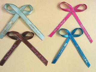 100 Personalized Ribbons 1/4 or 3/8 Wedding Birthday Party Baby