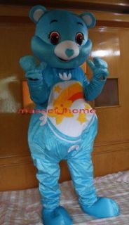 New Professional Care Bear Cartoon Suit Mascot Costume Adult Size