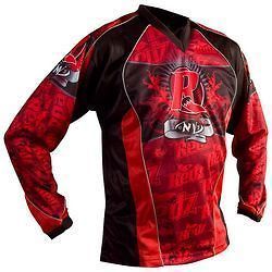 REDZ PAINTBALL ENVY JERSEY RED NEW