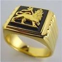 Lion of Judah Ring Gold 18 Karat