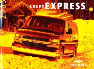 2003 Chevrolet Chevy Express Van 10 page Dealer Canada Sales Brochure
