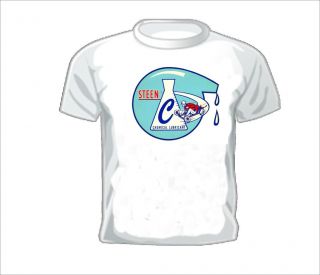 Vintage GO KART Race T shirt STEEN C CHEMICAL LUBRICANTS