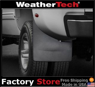 WeatherTech® No Drill MudFlaps   Chevy Silverado Dually   2008 2013