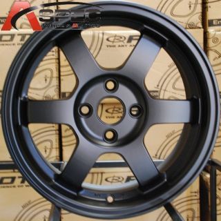 ROTA GRID 4X100 +40 FLAT BLACK WHEEL FITS MIATA FIT XB YARIS JETTA