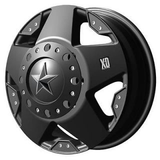 XD775 Rockstar Dually Matte Black Wheel 16x6 8x170mm BC 77566087799