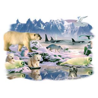 Penguin Shirt Polar Kingdom Polar Bears Whales Otter T Shirt Animals