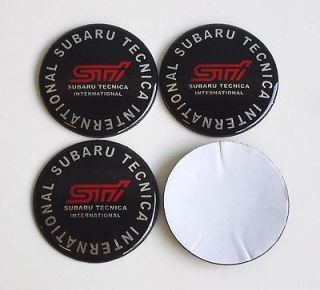 Resin Coating Wheel Center Cap Stickers Set Of 4pc Subaru Forester