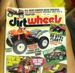 Dirt Wheels Magazine May 1998 Yamaha Bear Tracker Prairie 500 4x4