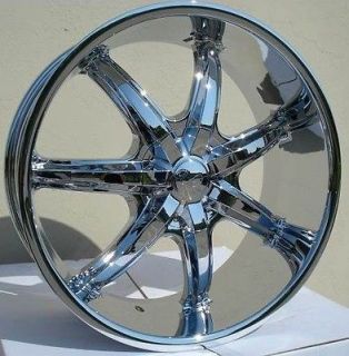 24 inch 24x10 U35s Chrome wheels rims 6x135 Ford F150