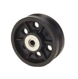 Cast Iron V Groove Wheel 8 x 2 with 1/2 ID Roller Bearing 1000# Cap