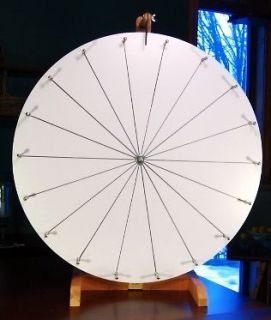 Value Longest Lasting 30 Dry Erase White Prize Wheel w/ Free Template
