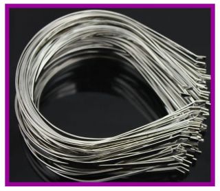 7mm Bulk Metal Sliver Hair Band DIY Craft Hairbands Supply 1/83