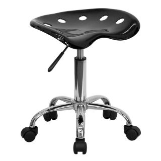 Flash Furniture Vibrant Tractor Seat and Chrome Stool