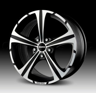MOMO Car Wheel Rim Black Knight 17 x 7.5 inch 5 on 114.3 mm   Part