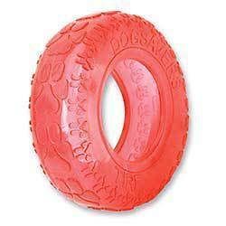 MAMMOTH DOGSAVERS PAW MINI 3.5 TIRE RUBBER ASST COLORS DOG TOY FREE
