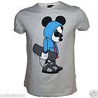 Mens Official Licensed Mickey Mouse Skateboard Design T Shirt XS S M L